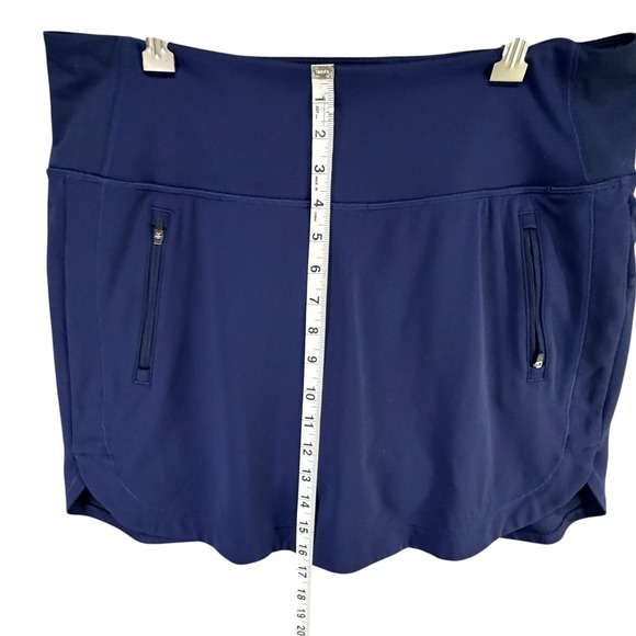 Athleta Fairway High Rise Golf 16" Skort Women L Blue Athletic Tennis Pickleball - Picture 7 of 12